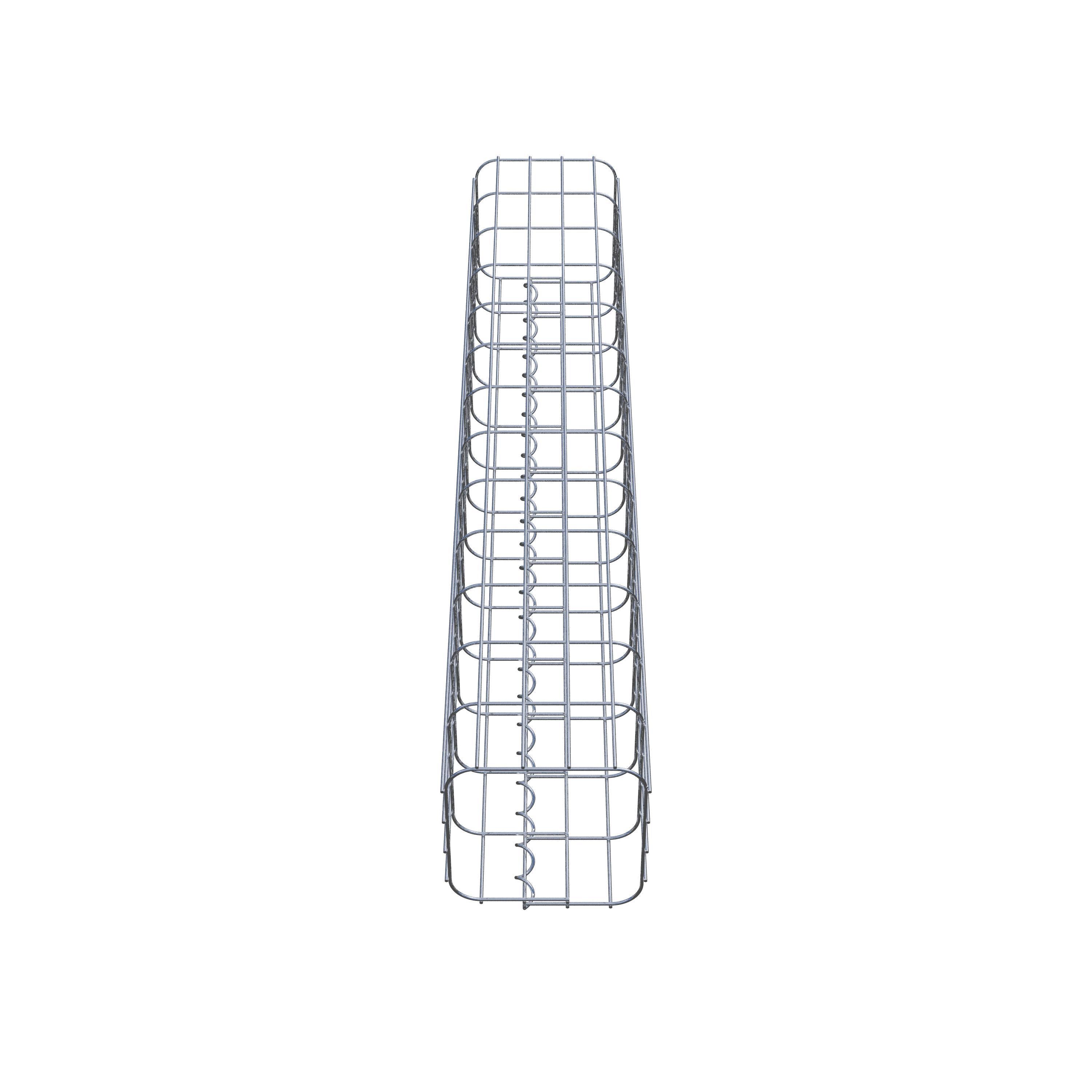 Gabion column 22 x 22 cm, MW 5 x 10 cm square