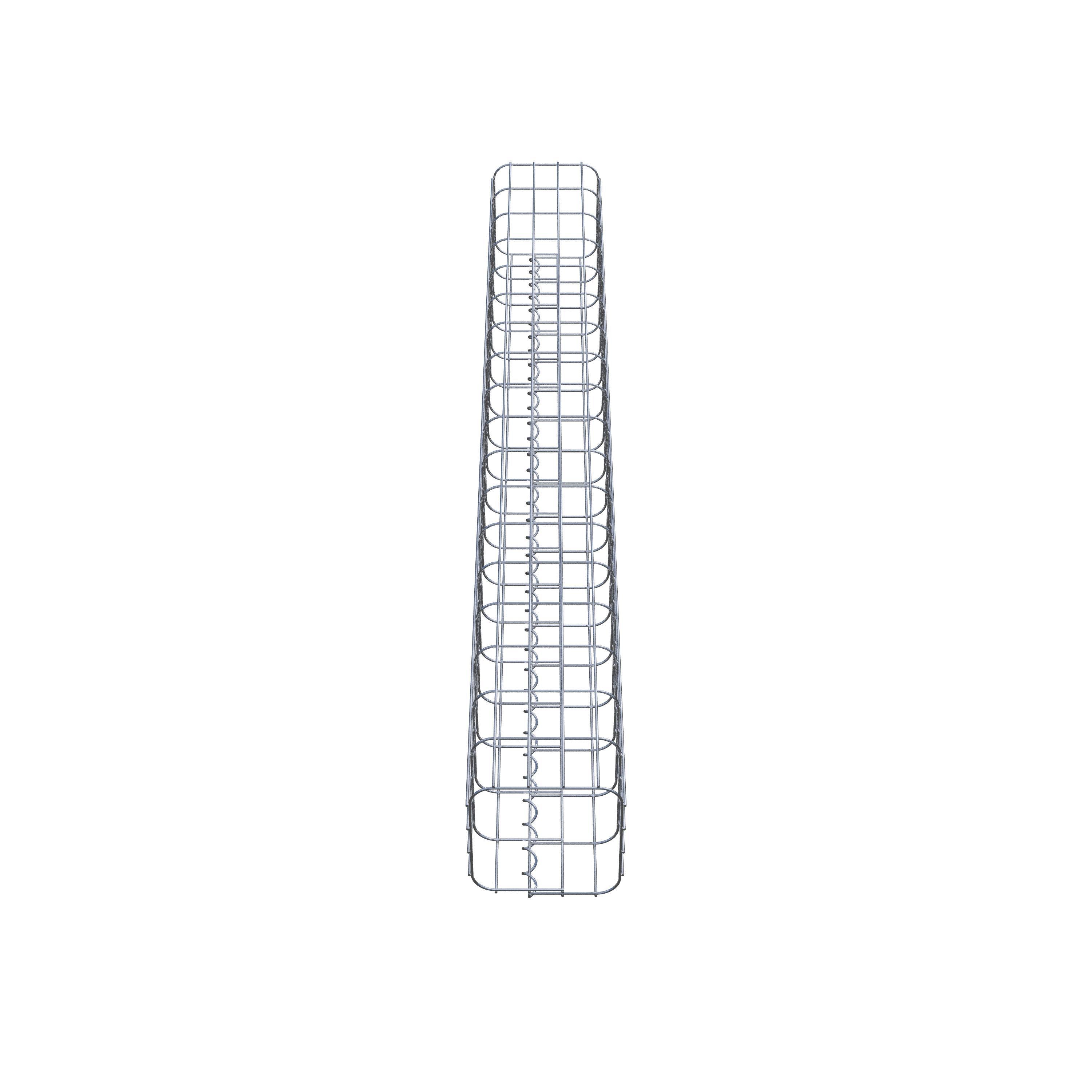 Gabion column 22 x 22 cm, MW 5 x 10 cm square