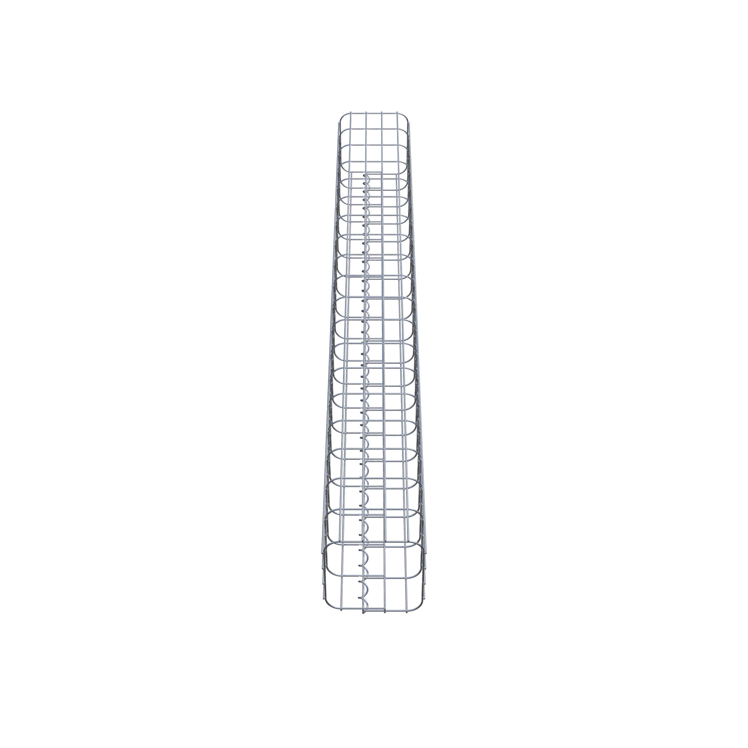 Gabion column 22 x 22 cm, MW 5 x 10 cm square