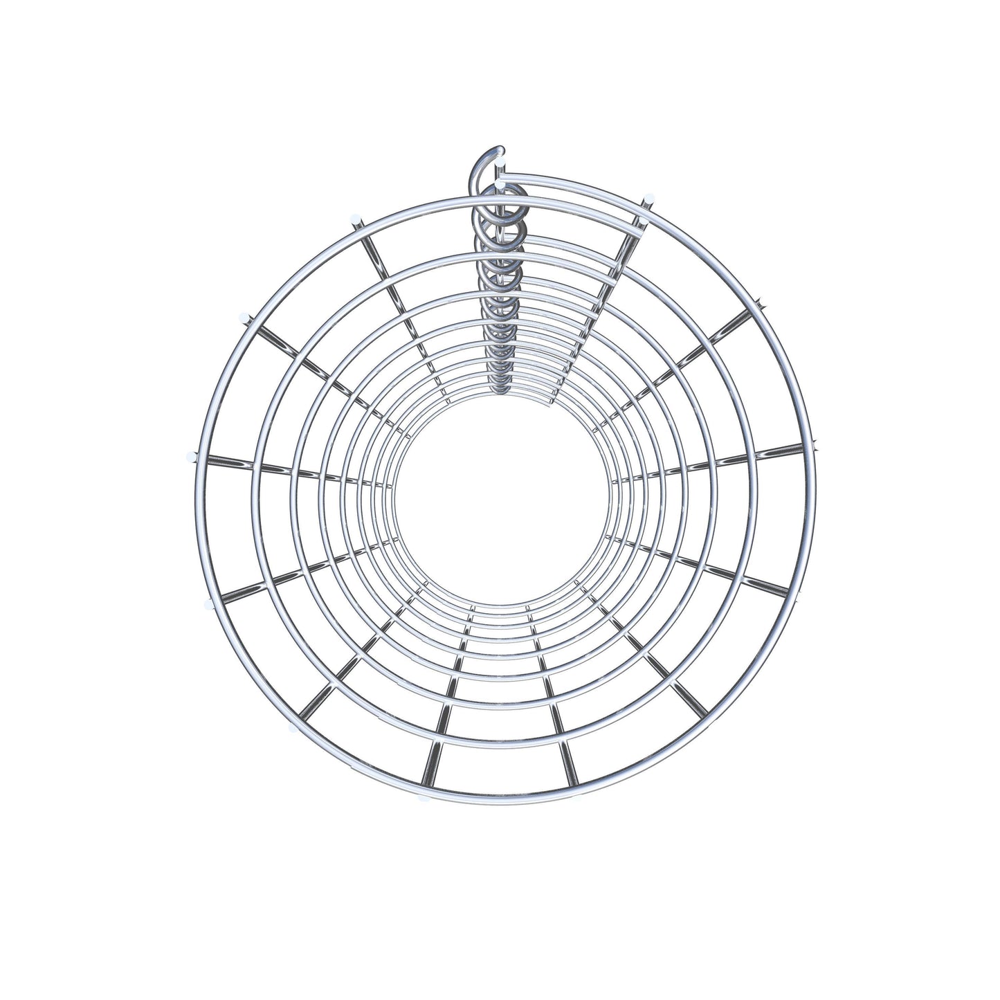 Columna de gaviones redonda 22 cm de diámetro, 80 cm de altura, malla 5 cm x 10 cm