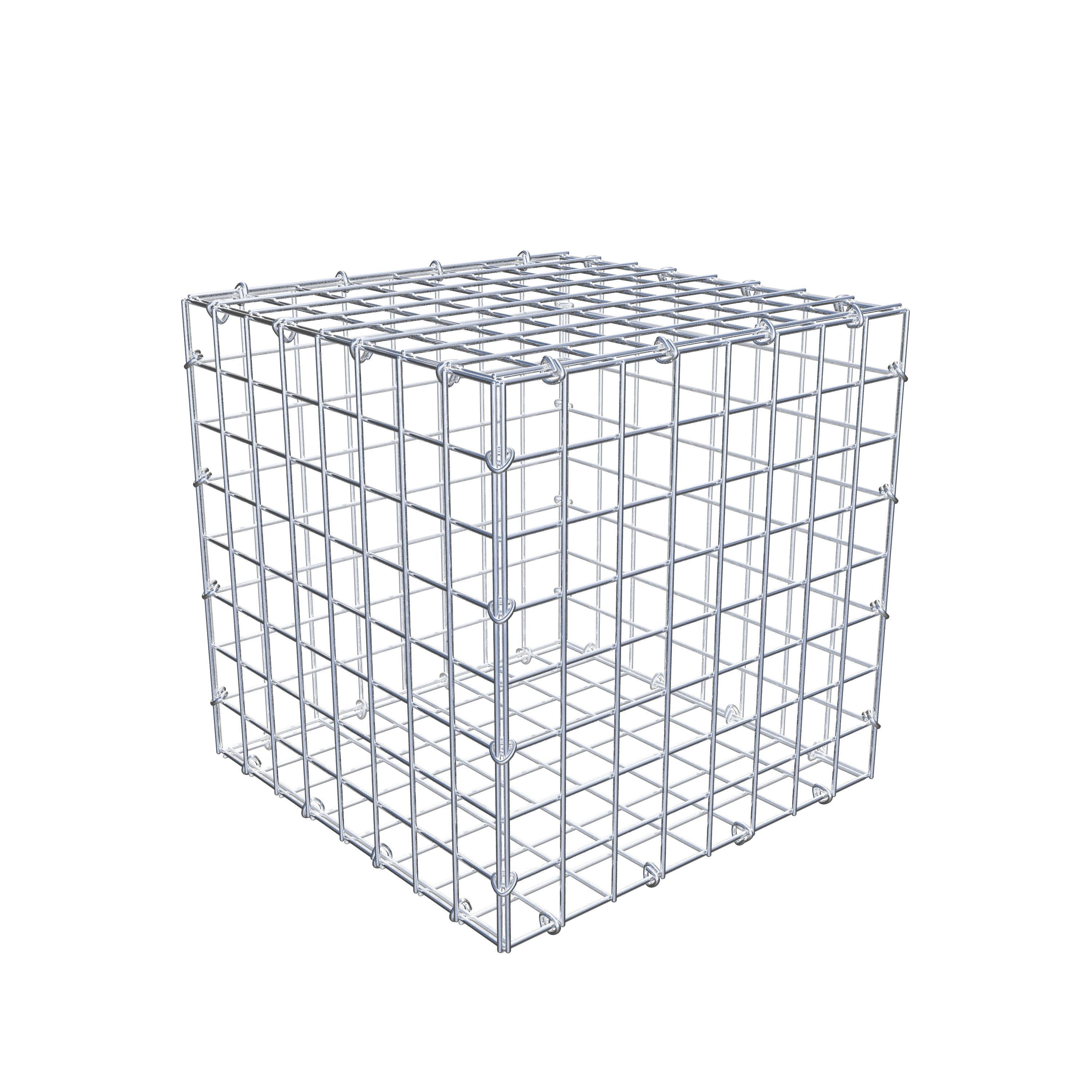 Gabion 40 cm x 40 cm x 40 cm (L x H x D), mesh size 5 cm x 5 cm, C-ring