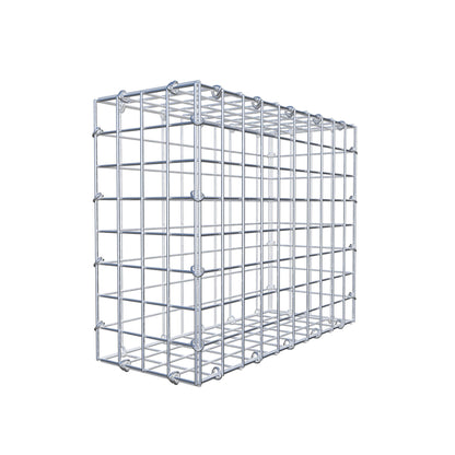 Gabion 50 cm x 40 cm x 20 cm (L x H x P), mailles 5 cm x 5 cm, anneau en C