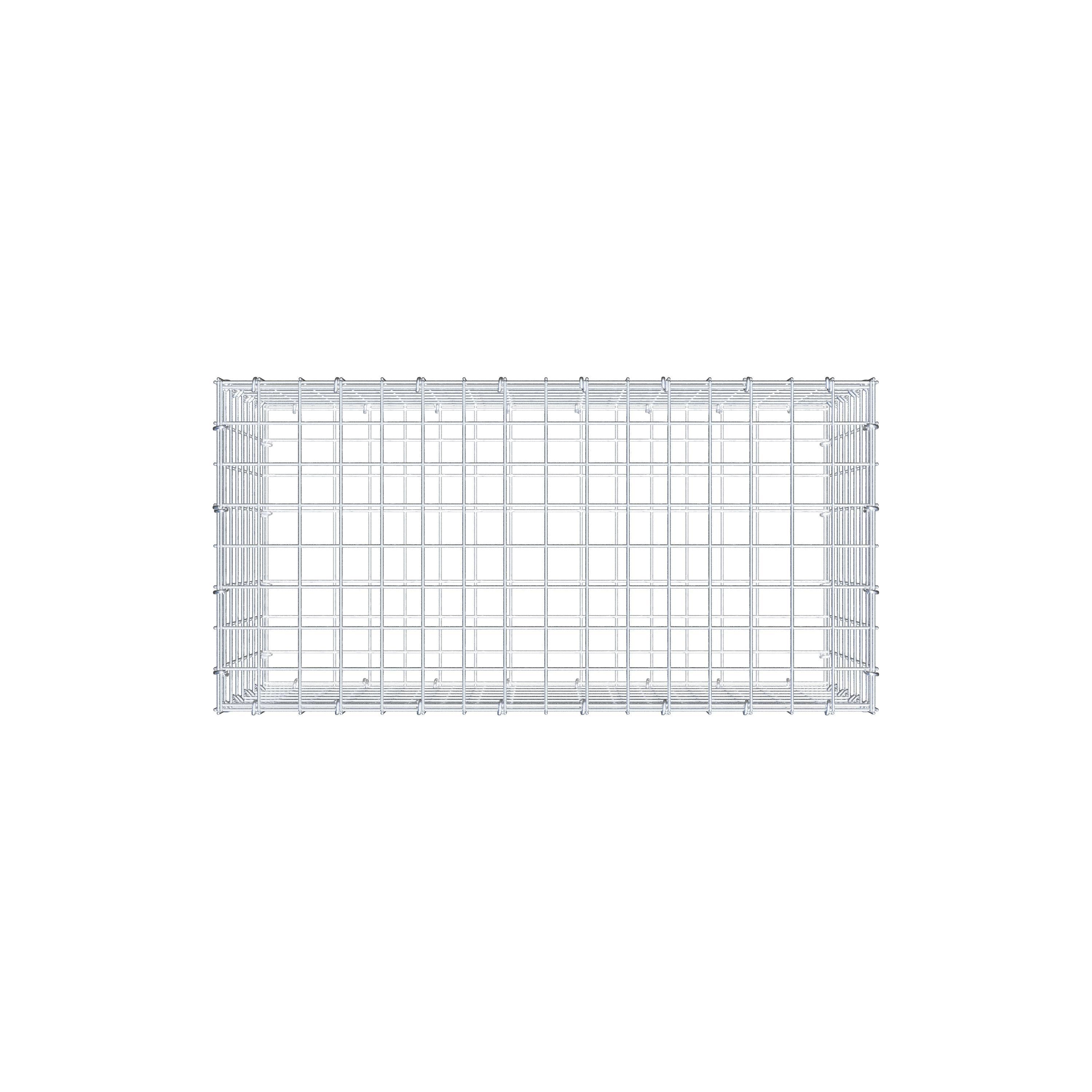 Gabion 80 cm x 40 cm x 40 cm (L x H x D), maskestørrelse 5 cm x 5 cm, C-ring