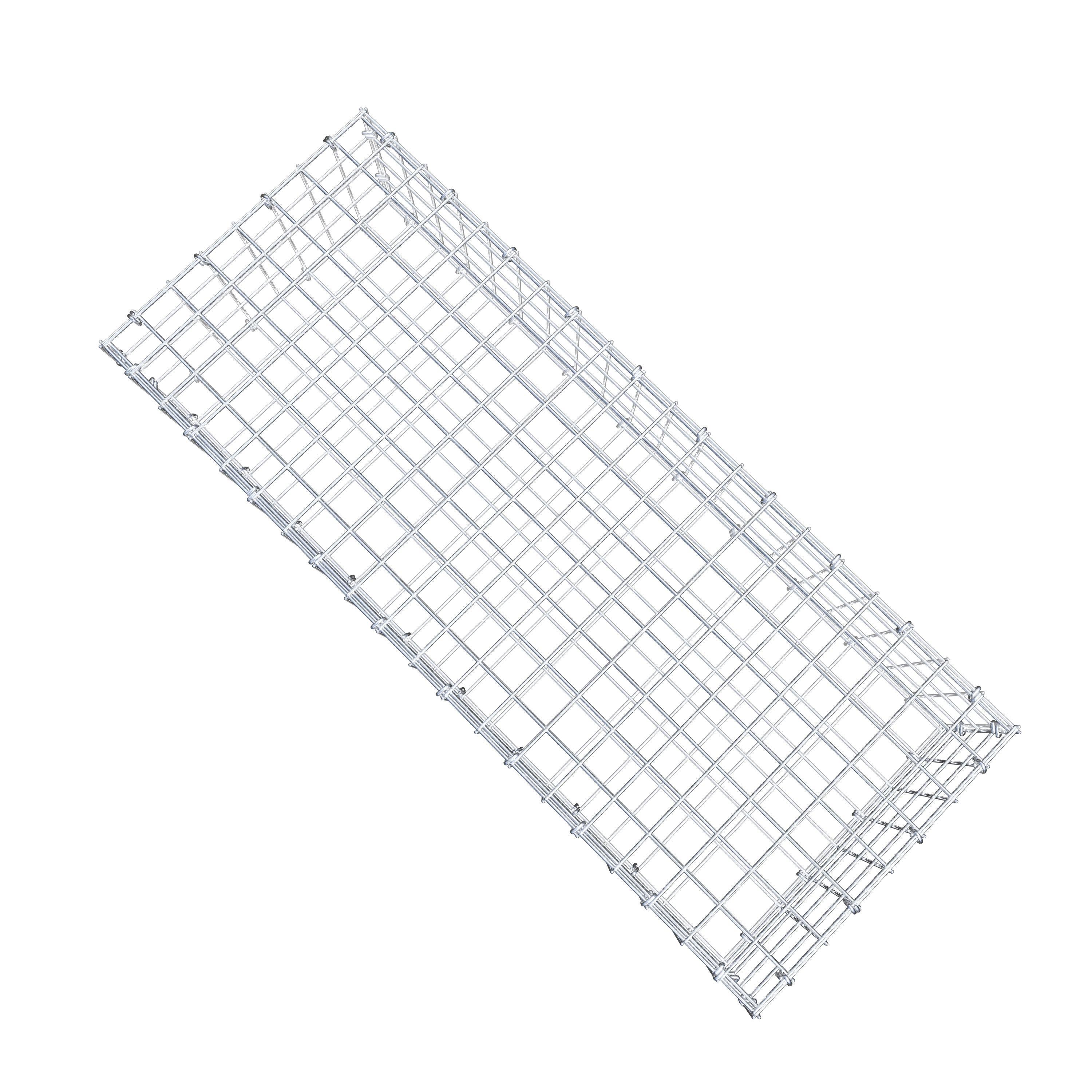 Gabion 100 cm x 20 cm x 40 cm (L x H x D), maskestørrelse 5 cm x 5 cm, C-ring