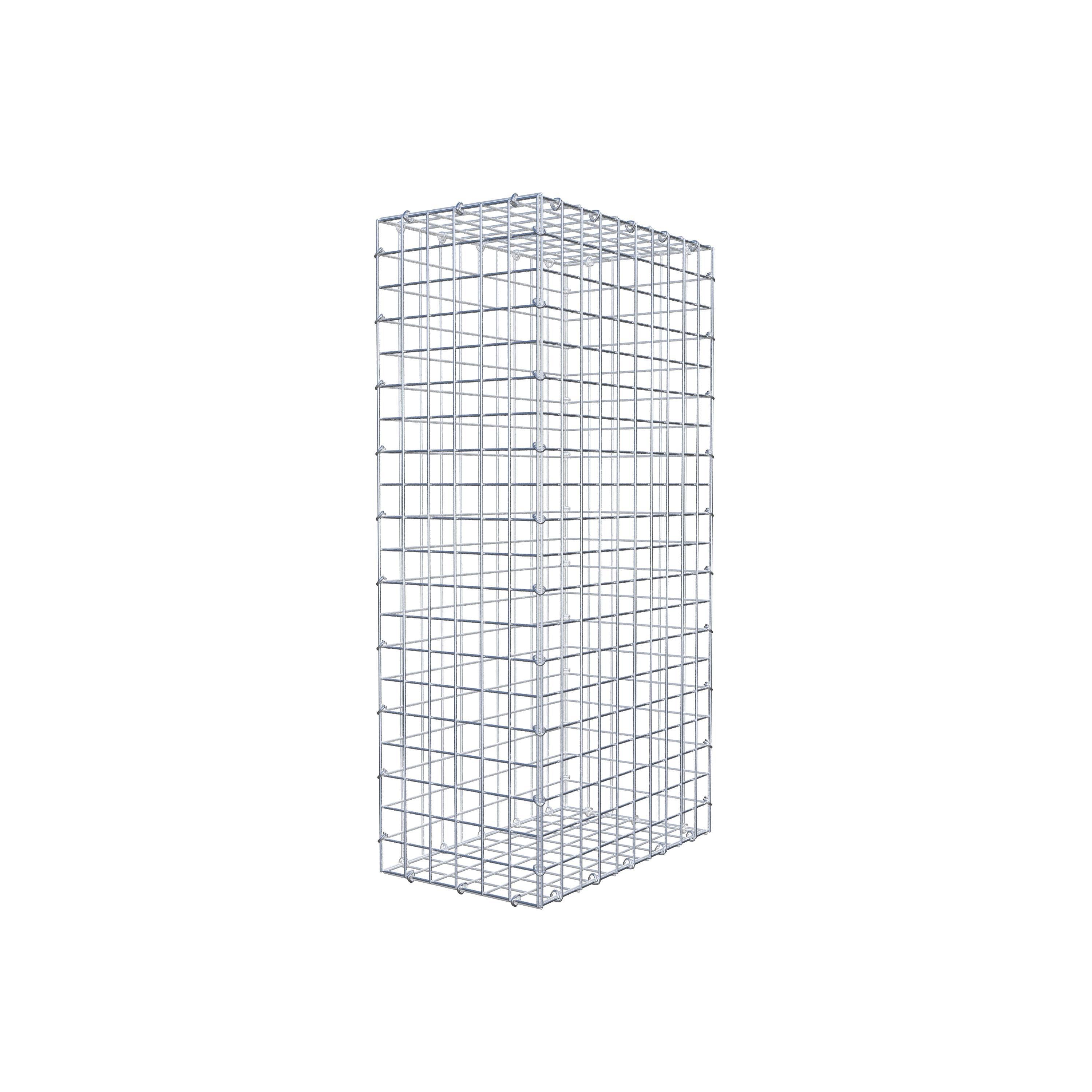 Gabion 100 cm x 50 cm x 30 cm (L x H x D), mesh size 5 cm x 5 cm, C-ring