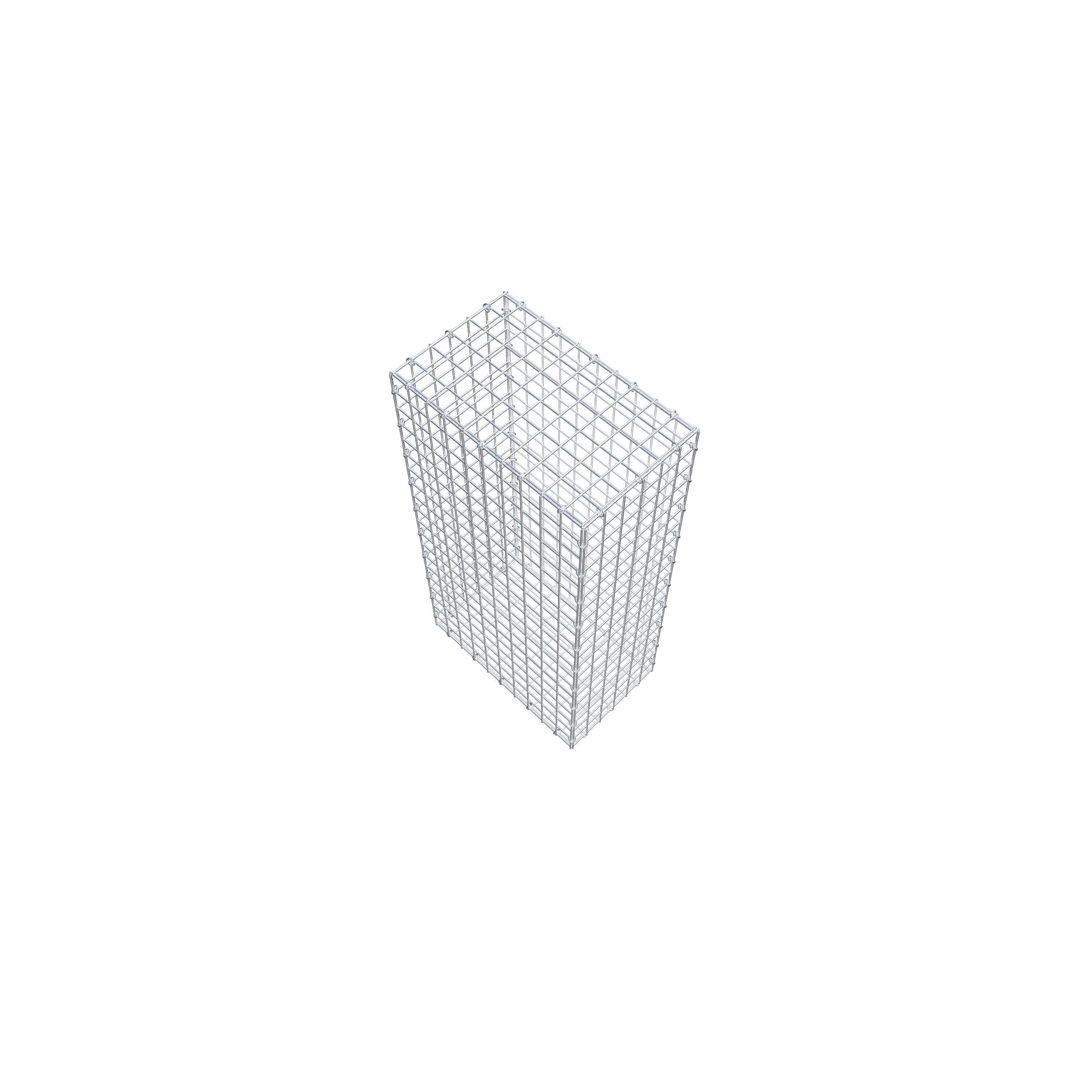 Gabion 100 cm x 50 cm x 30 cm (L x H x D), mesh size 5 cm x 5 cm, C-ring