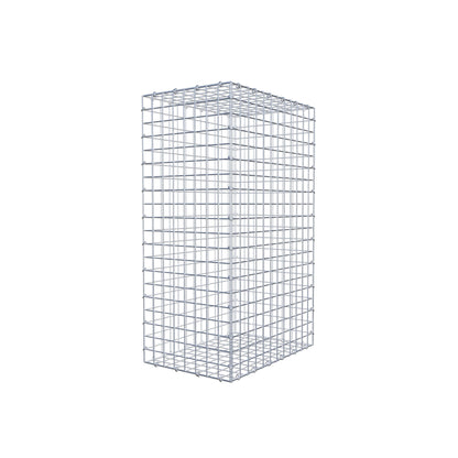 Gabion 100 cm x 60 cm x 40 cm (L x H x P), mailles 5 cm x 5 cm, anneau en C