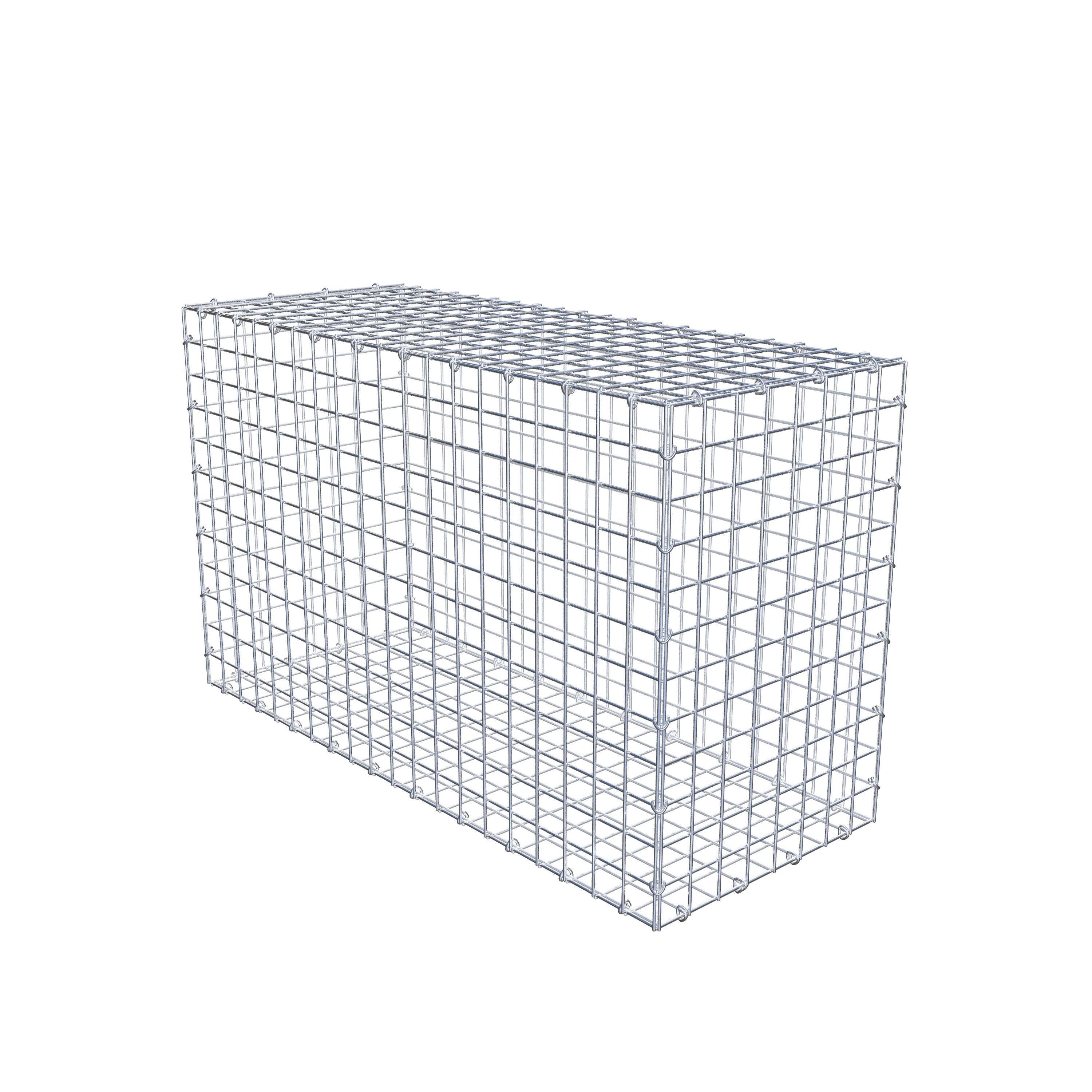 Gabion 100 cm x 60 cm x 40 cm (L x H x D), mesh size 5 cm x 5 cm, C-ring