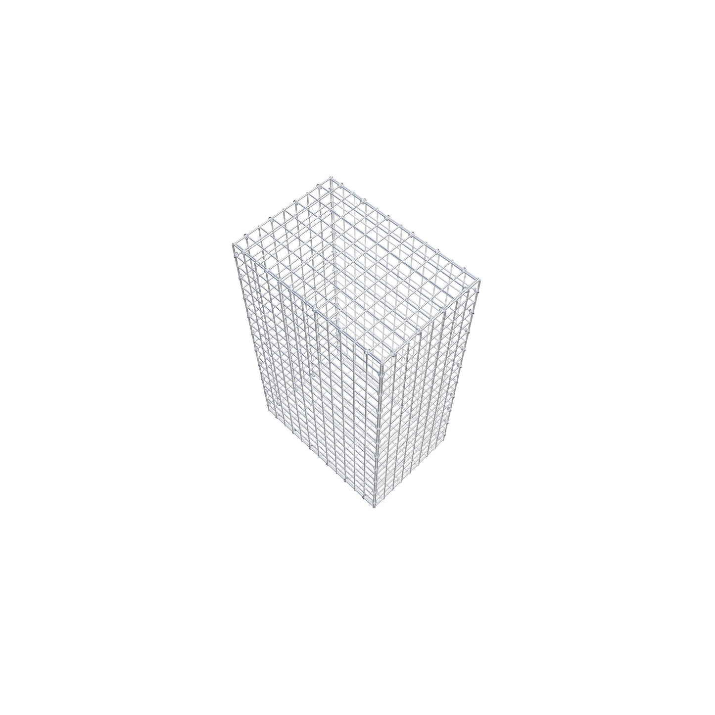 Gabion 100 cm x 60 cm x 40 cm (L x H x P), mailles 5 cm x 5 cm, anneau en C