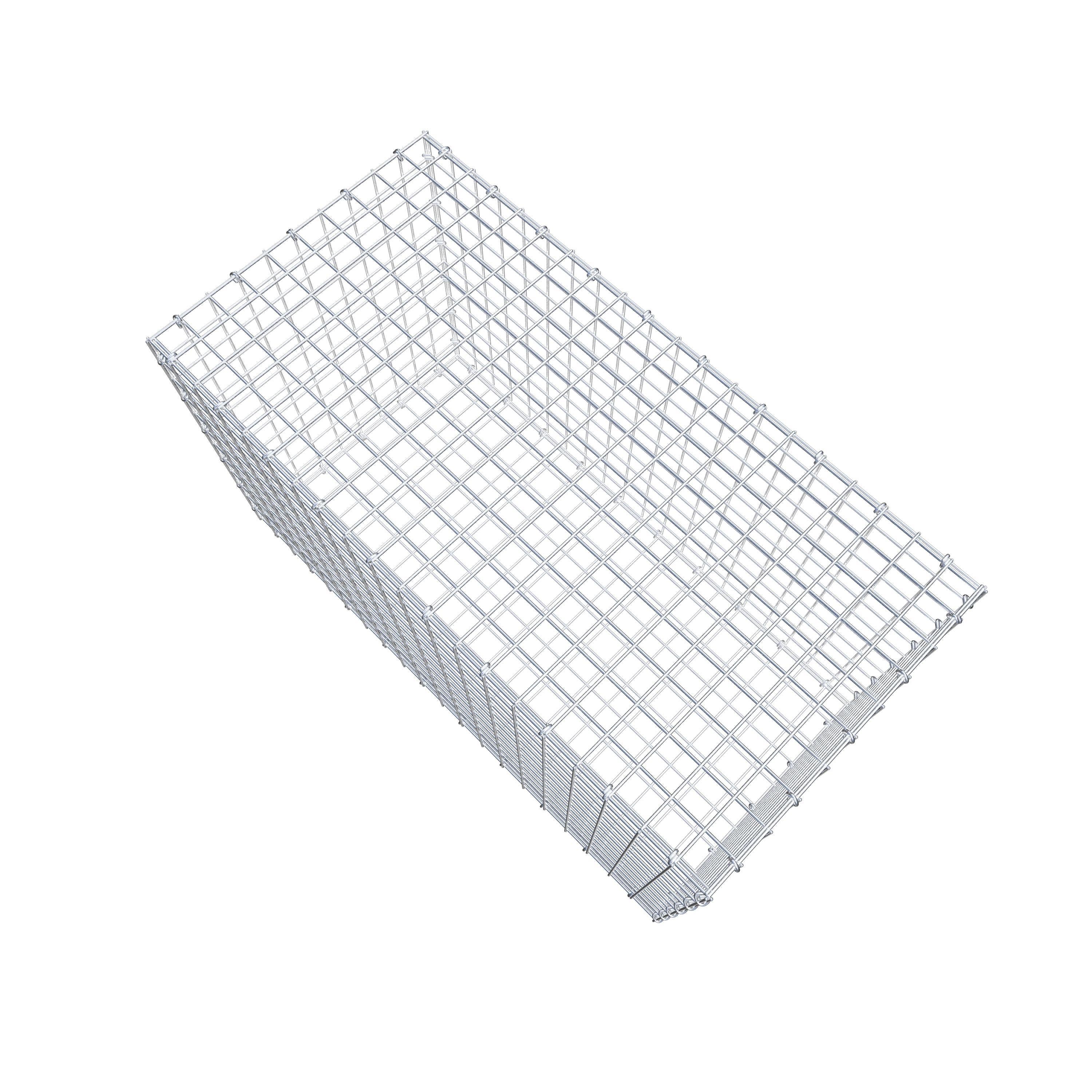 Gabion 100 cm x 60 cm x 50 cm (L x H x D), mesh size 5 cm x 5 cm, C-ring