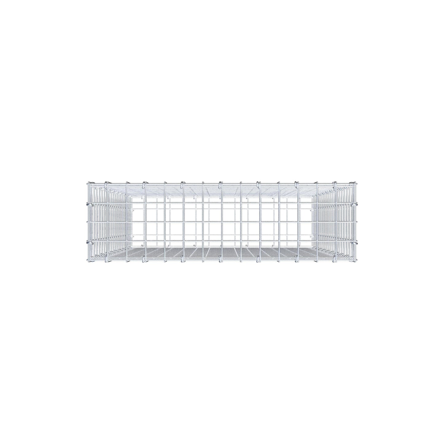 Gabion 100 cm x 70 cm x 20 cm (L x H x D), mesh size 5 cm x 5 cm, C-ring