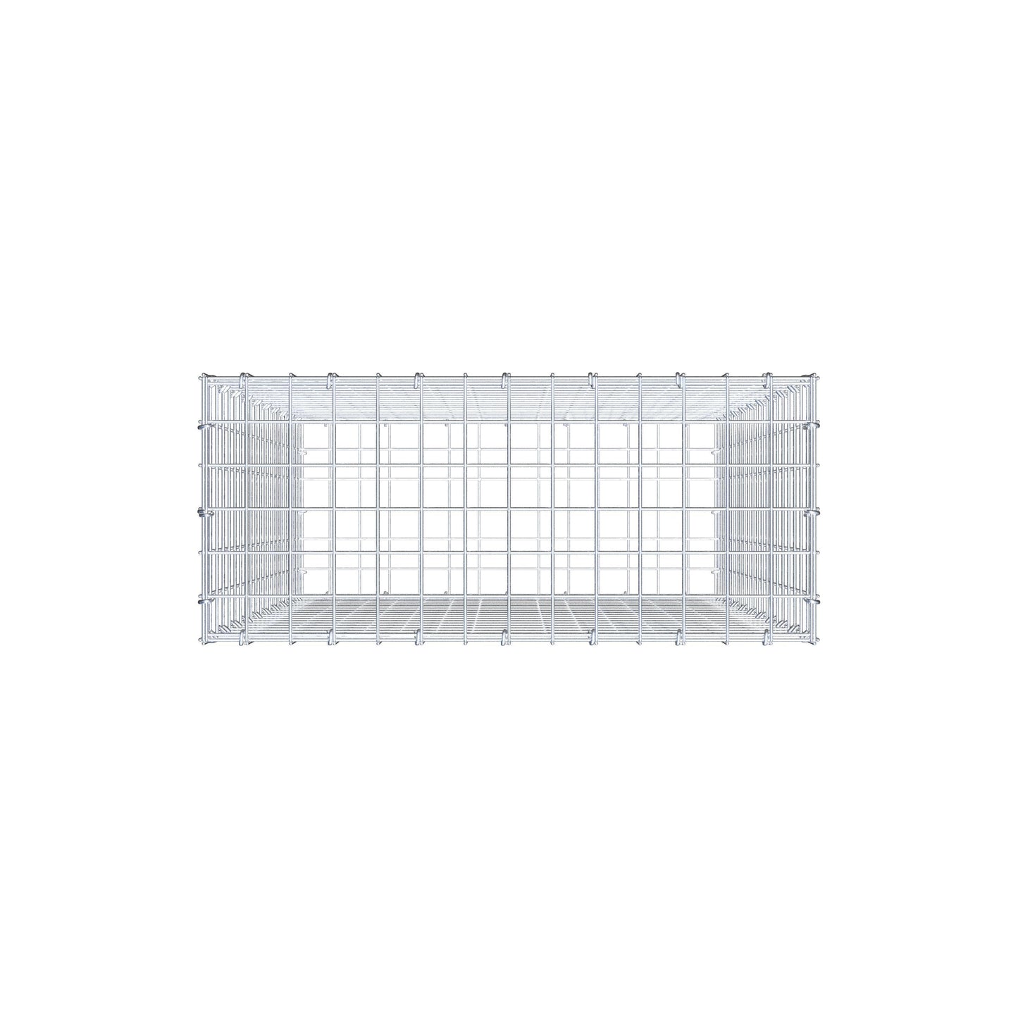 Gabion 100 cm x 70 cm x 30 cm (L x H x D), mesh size 5 cm x 5 cm, C-ring