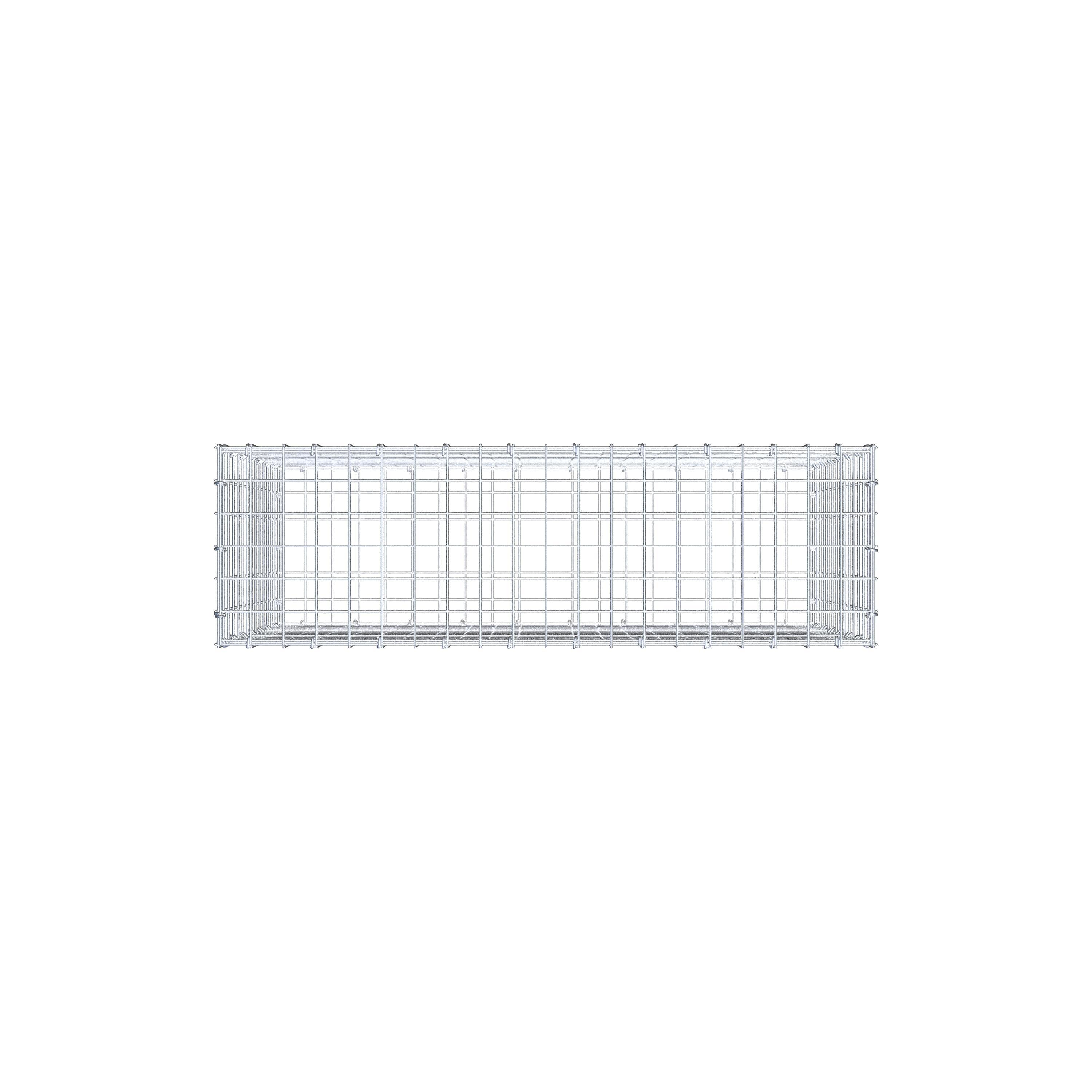 Gabion 100 cm x 70 cm x 30 cm (L x H x D), mesh size 5 cm x 5 cm, C-ring