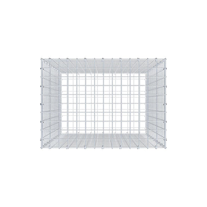 Gabione 100 cm x 70 cm x 50 cm (L x H x T), Maschenweite 5 cm x 5 cm, C-Ring