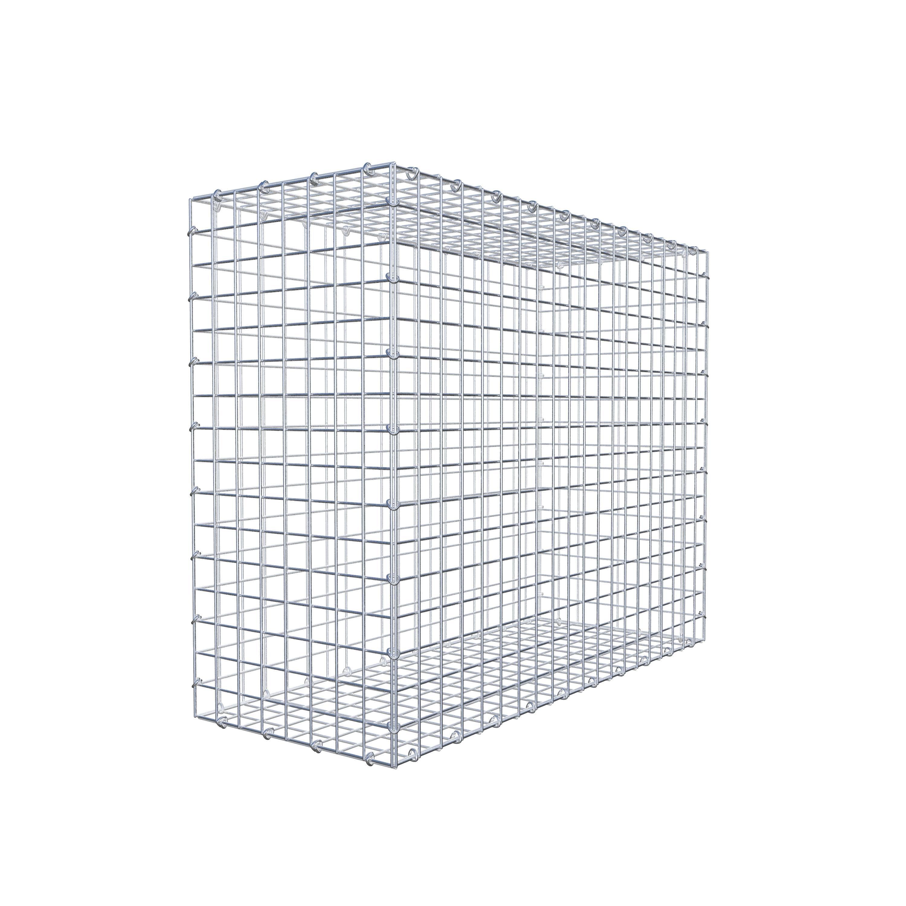 Gabion 100 cm x 80 cm x 40 cm (L x H x D), mesh size 5 cm x 5 cm, C-ring