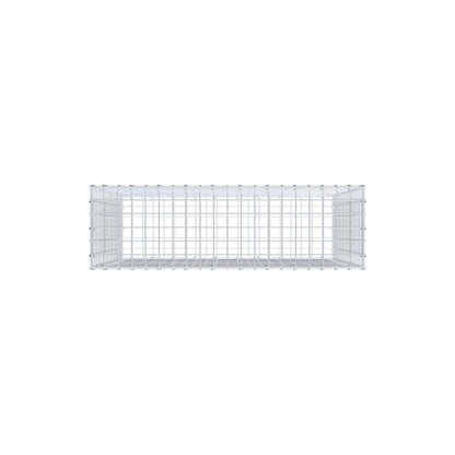 Gabion 100 cm x 90 cm x 30 cm (L x H x D), mesh size 5 cm x 5 cm, C-ring