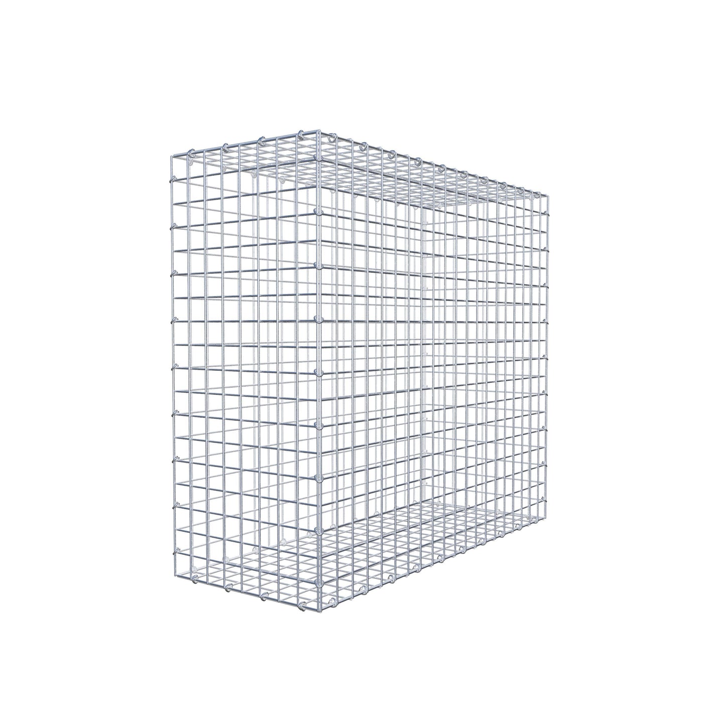 Gabion 100 cm x 90 cm x 40 cm (L x H x D), maskstorlek 5 cm x 5 cm, C-ring