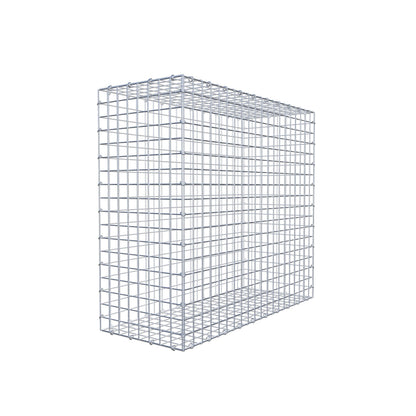 Gabion 100 cm x 90 cm x 40 cm (L x H x D), maskstorlek 5 cm x 5 cm, C-ring