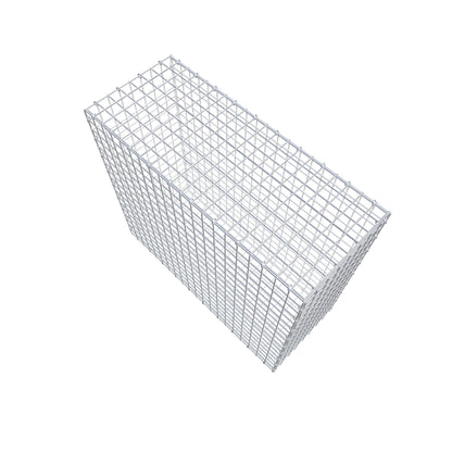 Gabion 100 cm x 90 cm x 40 cm (L x H x D), maskstorlek 5 cm x 5 cm, C-ring