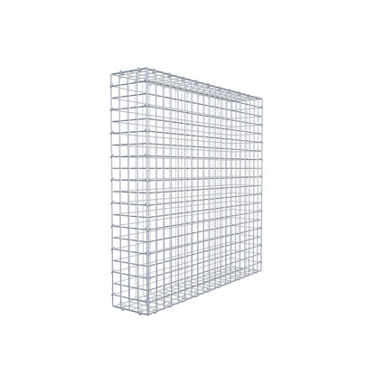 Gabion 100 cm x 100 cm x 20 cm (L x H x P), mailles 5 cm x 5 cm, anneau en C