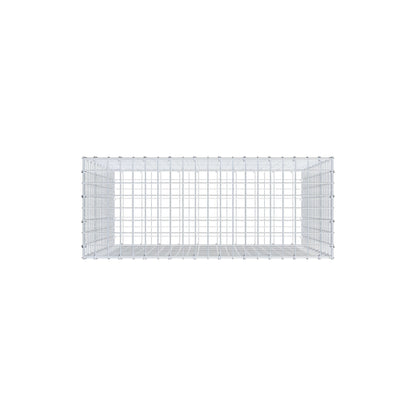 Gabione 100 cm x 100 cm x 40 cm (L x H x T), Maschenweite 5 cm x 5 cm, C-Ring