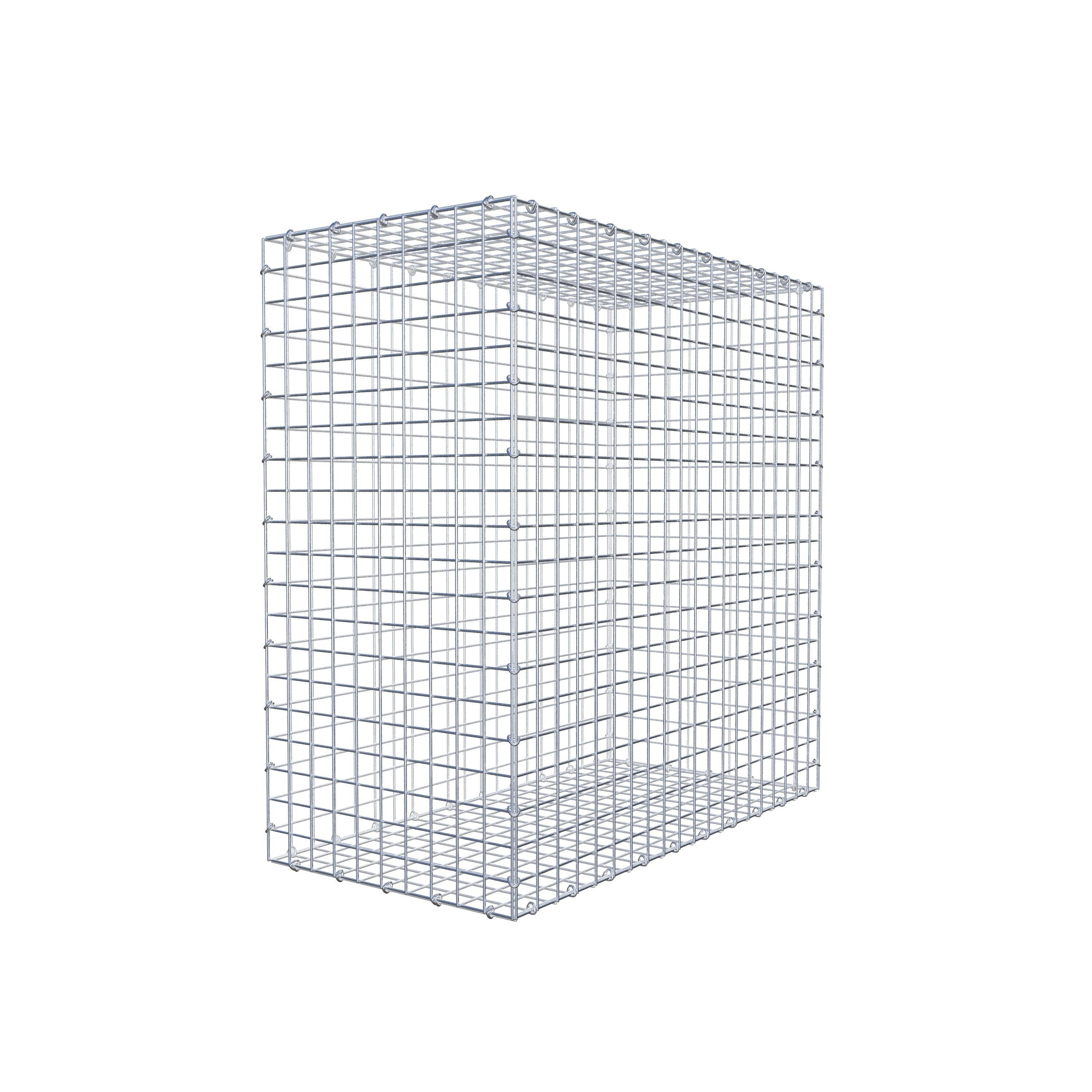 Gabion 100 cm x 100 cm x 50 cm (L x H x D), mesh size 5 cm x 5 cm, C-ring