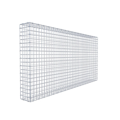 Gabion 200 cm x 100 cm x 20 cm (L x H x P), mailles 5 cm x 5 cm, anneau en C