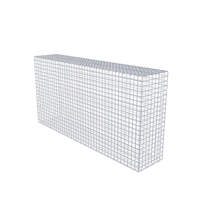 Gabione 200 cm x 100 cm x 40 cm (L x H x T), Maschenweite 5 cm x 5 cm, C-Ring