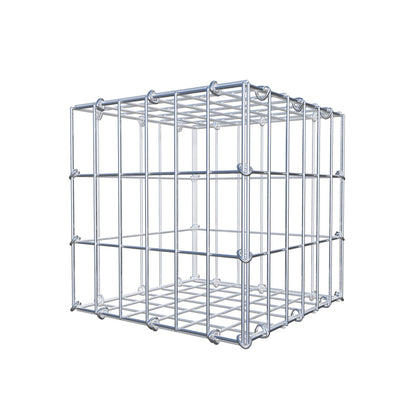 Gabbione 30 cm x 30 cm x 30 cm (L x H x P), maglia 5 cm x 10 cm, anello a C