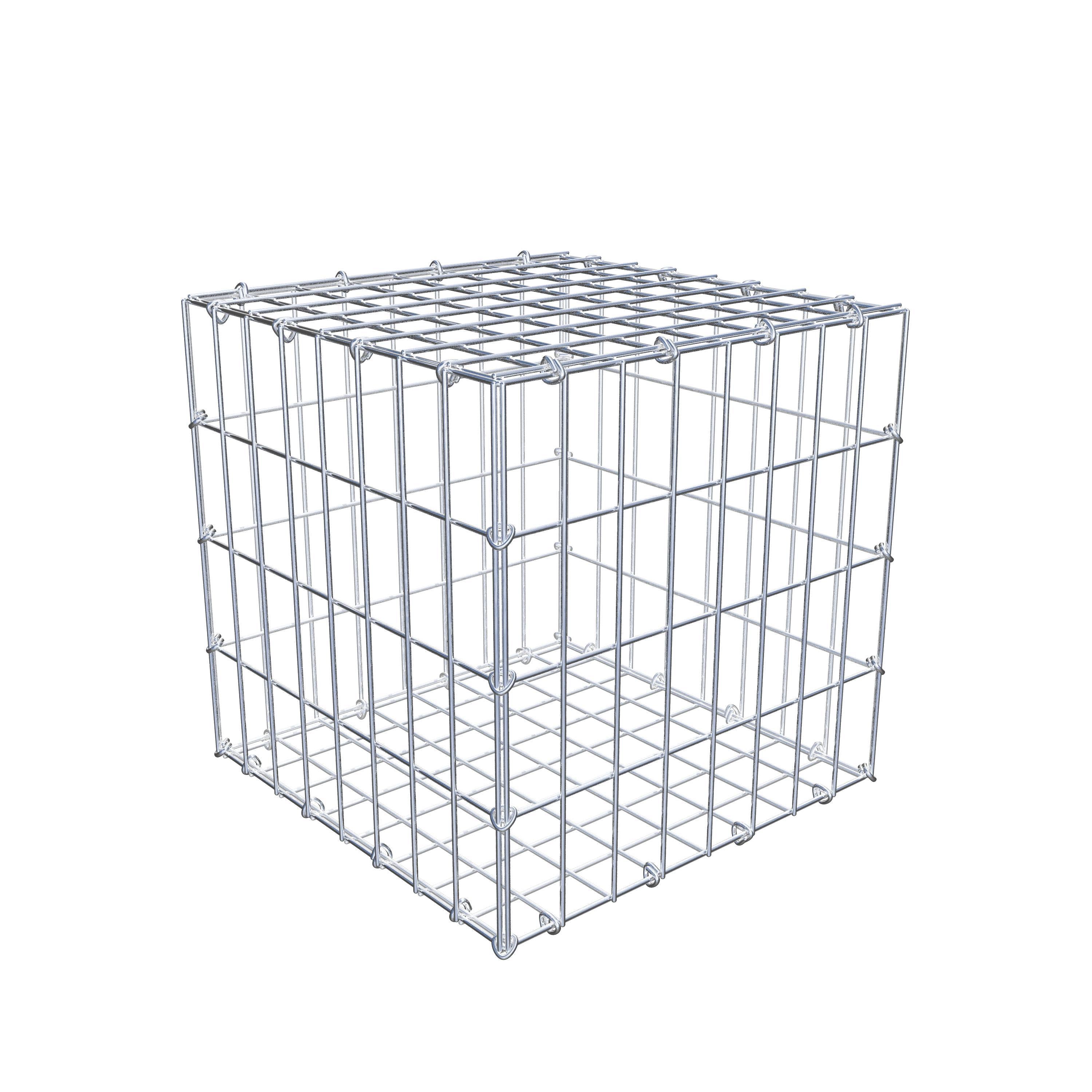 Gabion 40 cm x 40 cm x 40 cm (L x H x D), mesh size 5 cm x 10 cm, C-ring