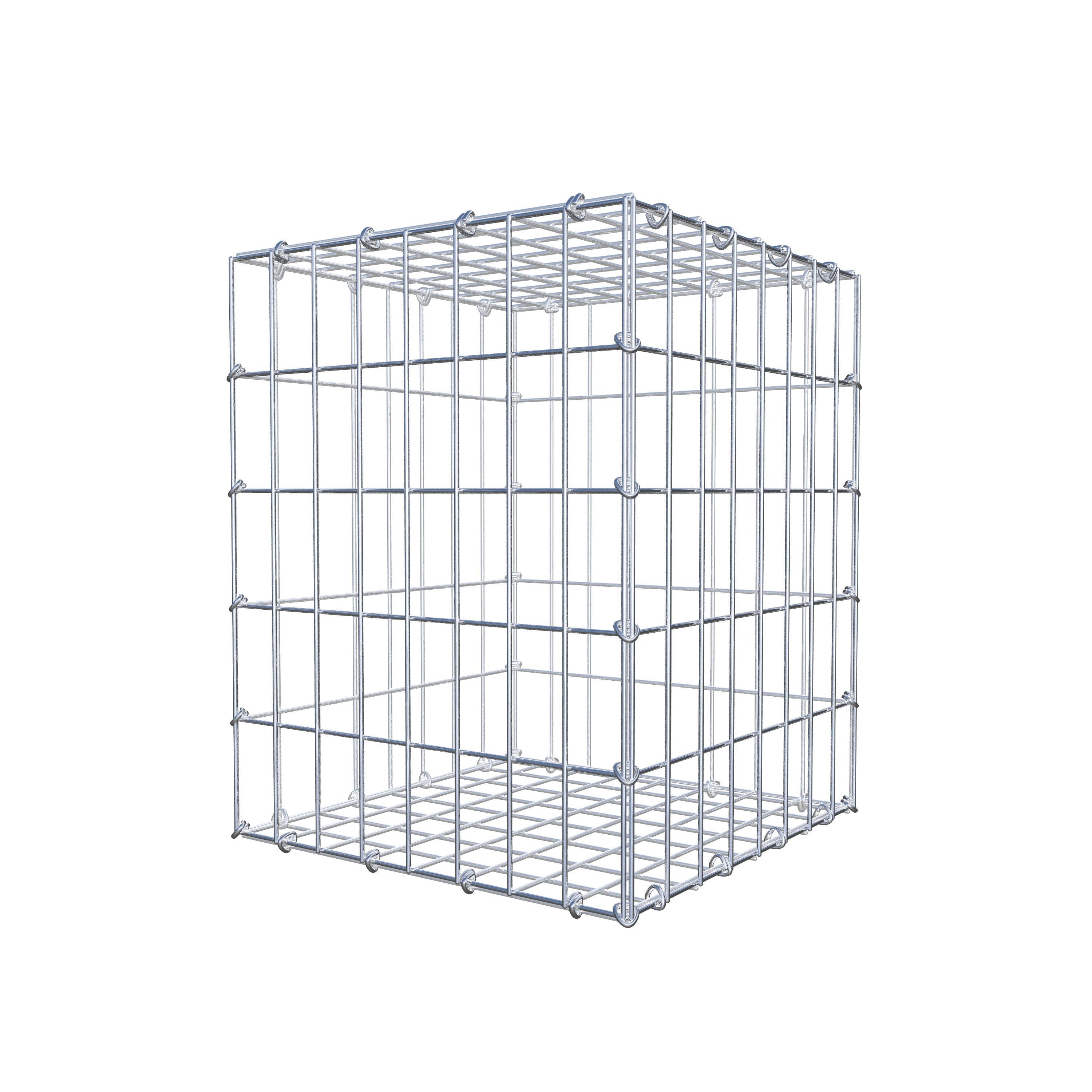 Gabion 50 cm x 40 cm x 40 cm (L x H x D), maskestørrelse 5 cm x 10 cm, C-ring