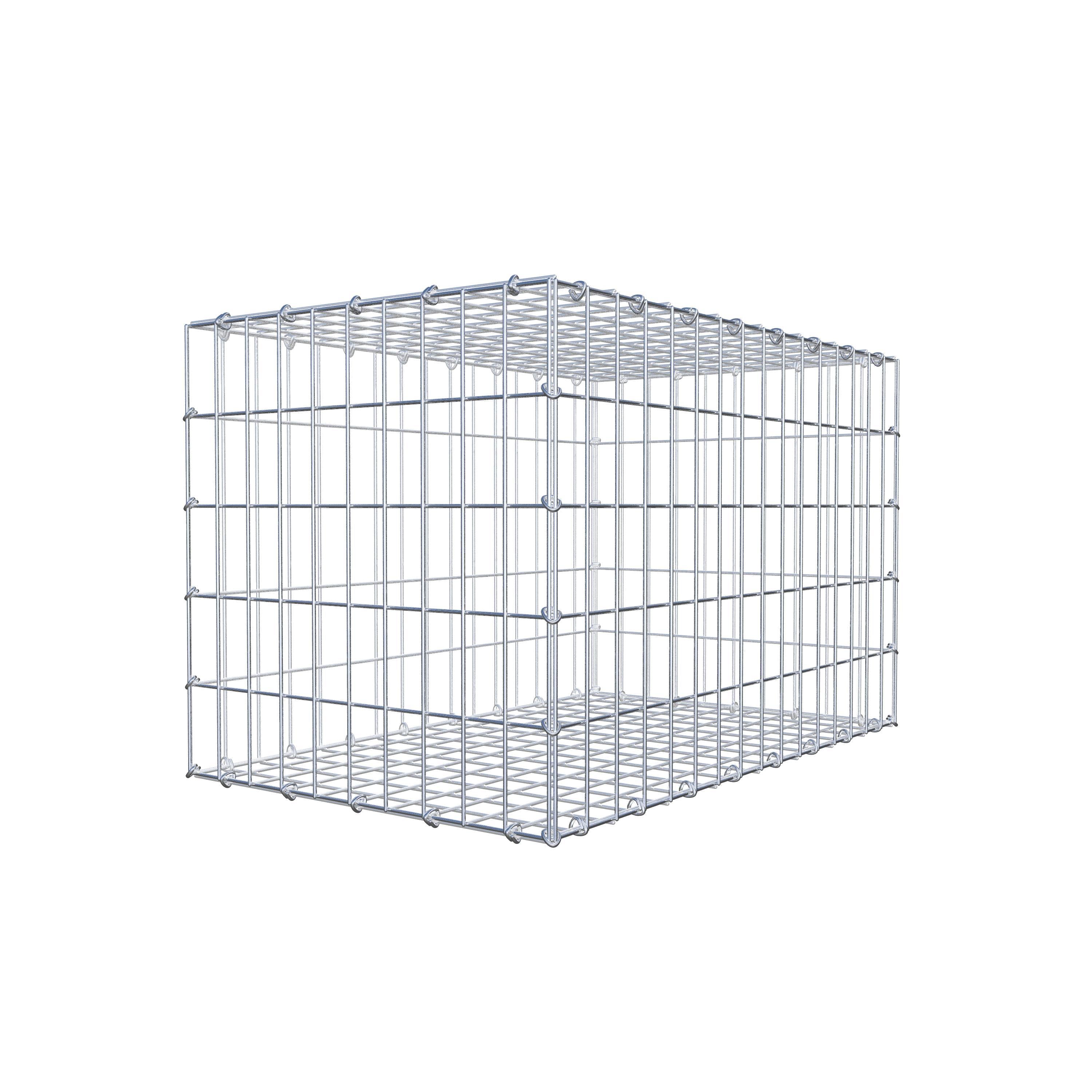 Gabion 80 cm x 50 cm x 50 cm (L x H x D), maskestørrelse 5 cm x 10 cm, C-ring