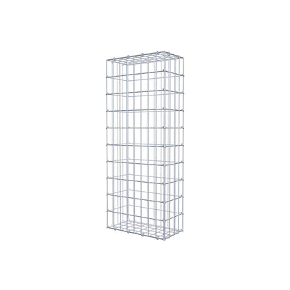 Gabion 100 cm x 20 cm x 40 cm (L x H x P), mailles 5 cm x 10 cm, anneau en C