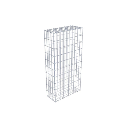Gabion 100 cm x 20 cm x 50 cm (L x H x D), mesh size 5 cm x 10 cm, C-ring