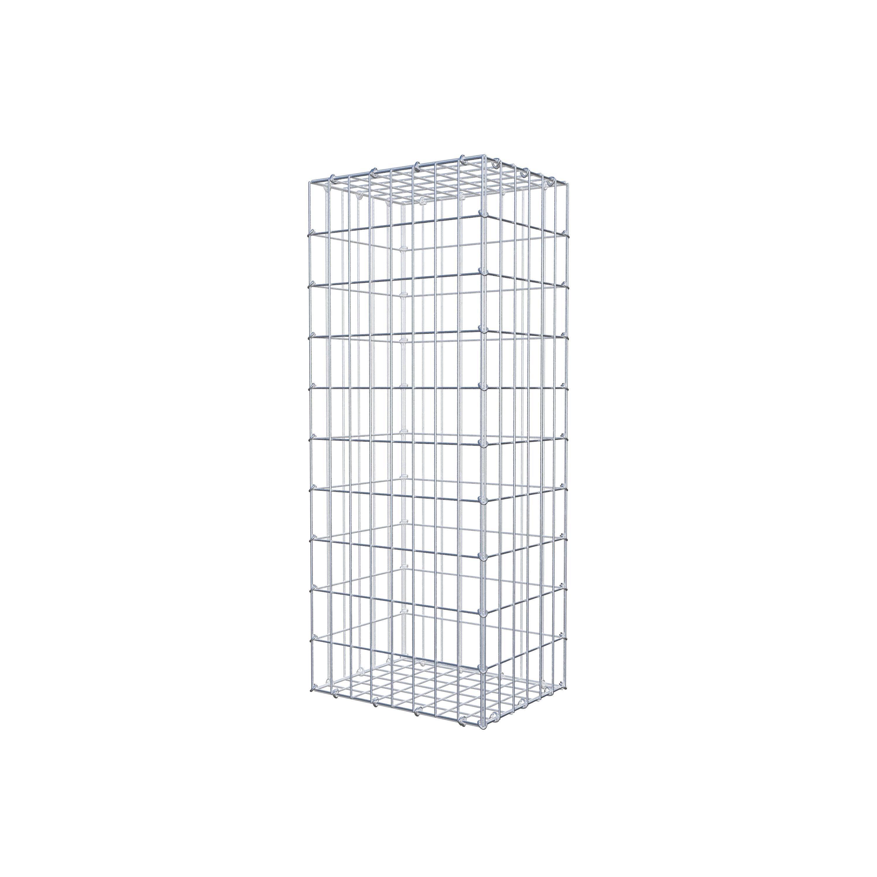 Gabion 100 cm x 30 cm x 40 cm (L x H x D), maskestørrelse 5 cm x 10 cm, C-ring