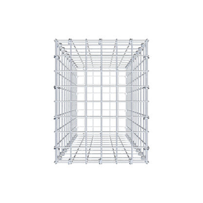 Gabione 100 cm x 30 cm x 40 cm (L x H x T), Maschenweite 5 cm x 10 cm, C-Ring