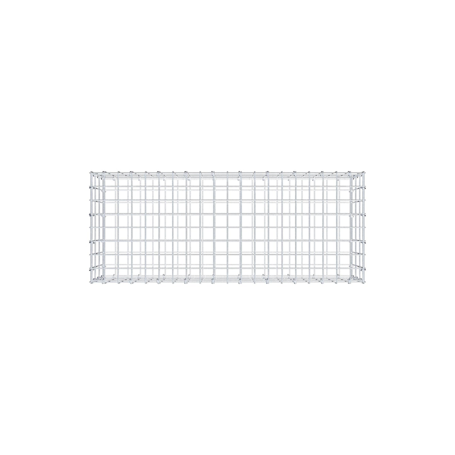 Gabione 100 cm x 30 cm x 40 cm (L x H x T), Maschenweite 5 cm x 10 cm, C-Ring