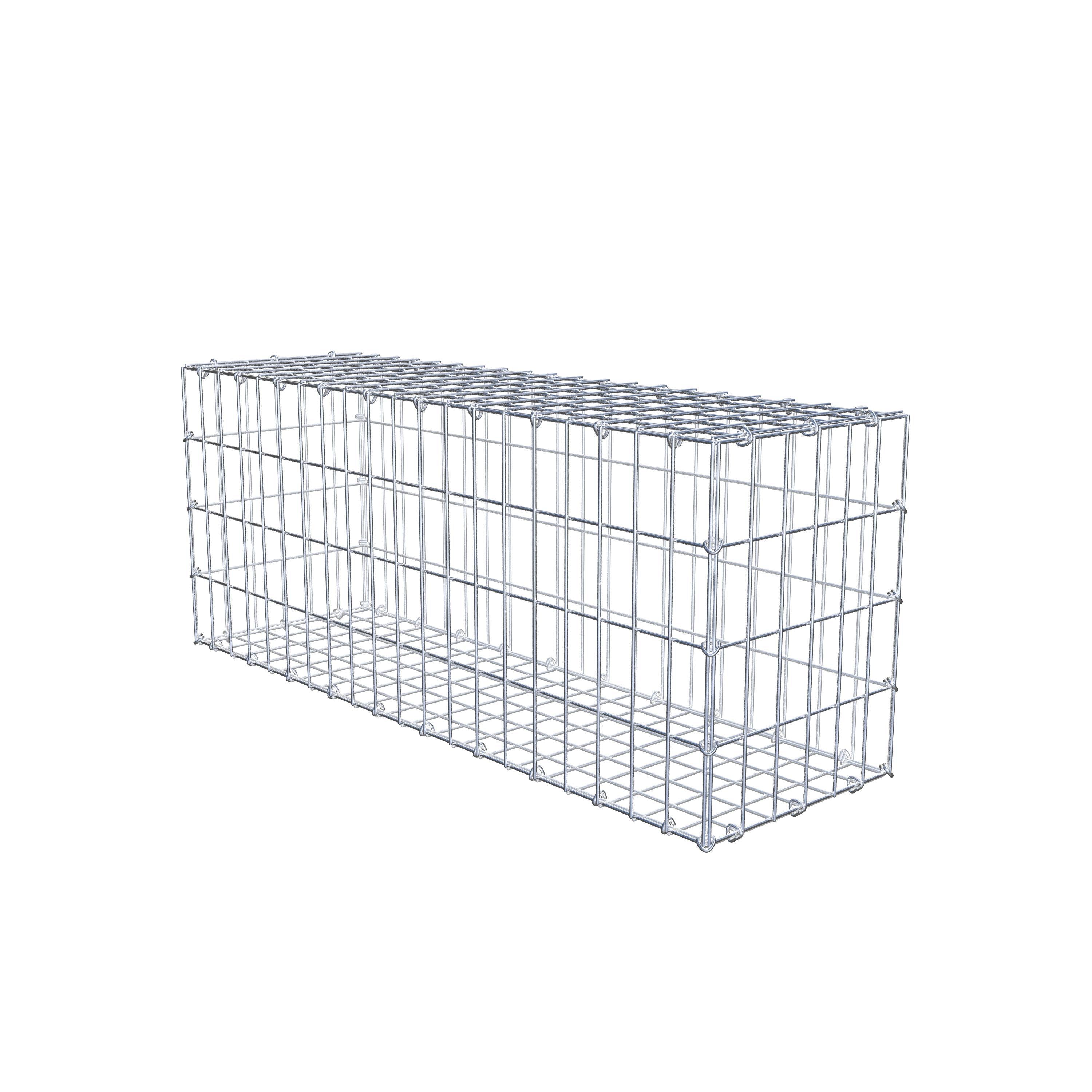 Gabion 100 cm x 40 cm x 30 cm (L x H x D), mesh size 5 cm x 10 cm, C-ring