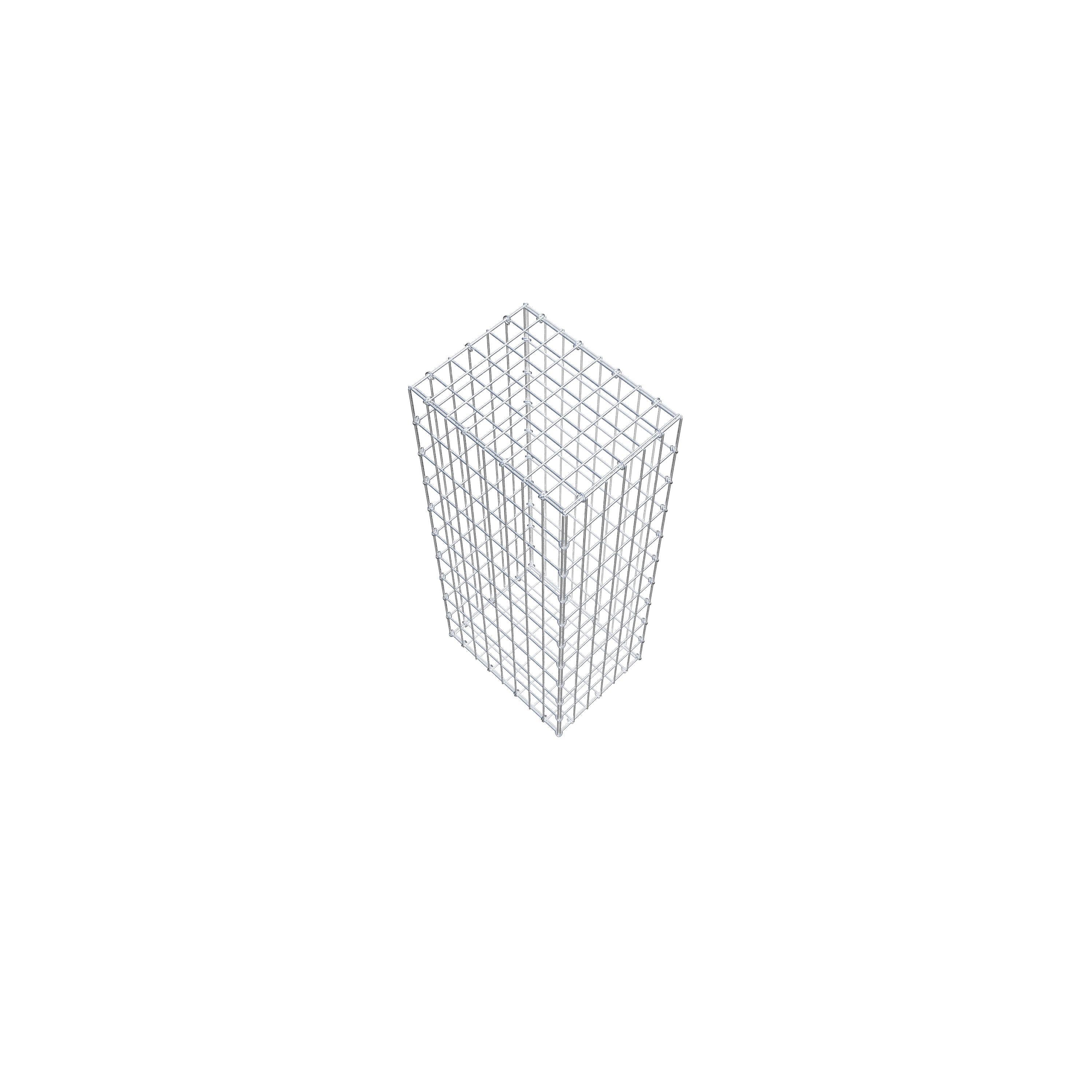 Gabion 100 cm x 40 cm x 30 cm (L x H x D), mesh size 5 cm x 10 cm, C-ring