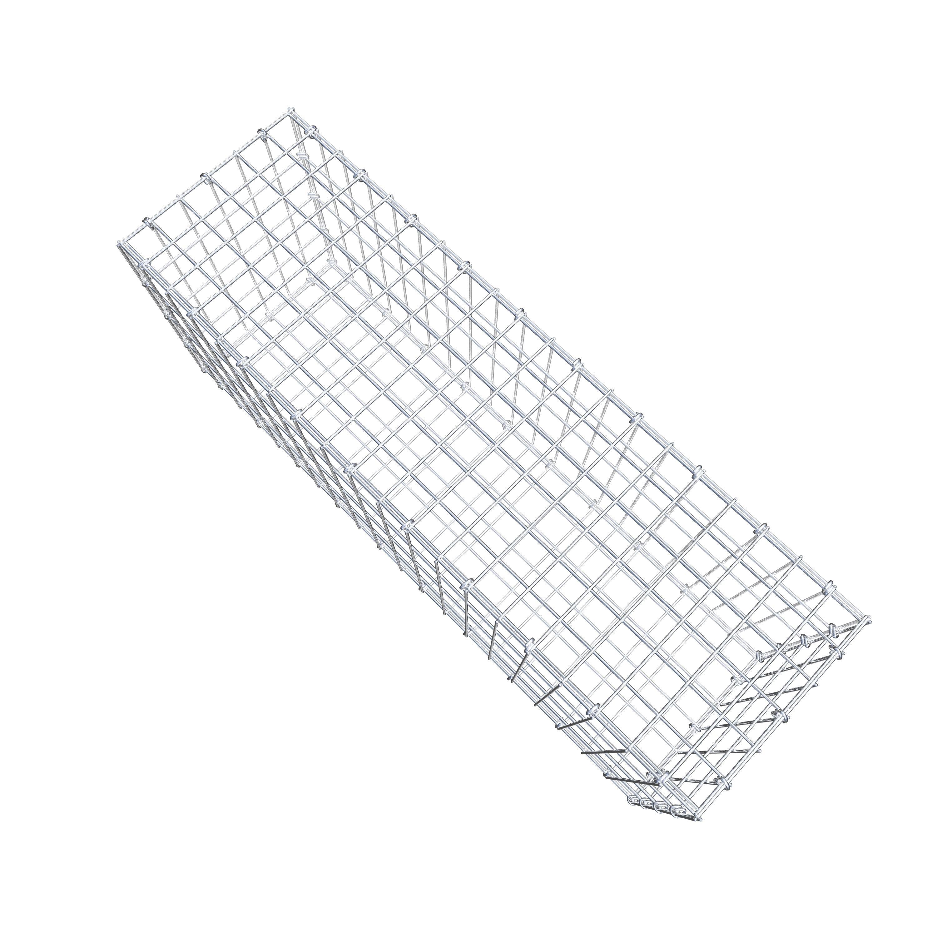 Gabion 100 cm x 40 cm x 30 cm (L x H x D), mesh size 5 cm x 10 cm, C-ring