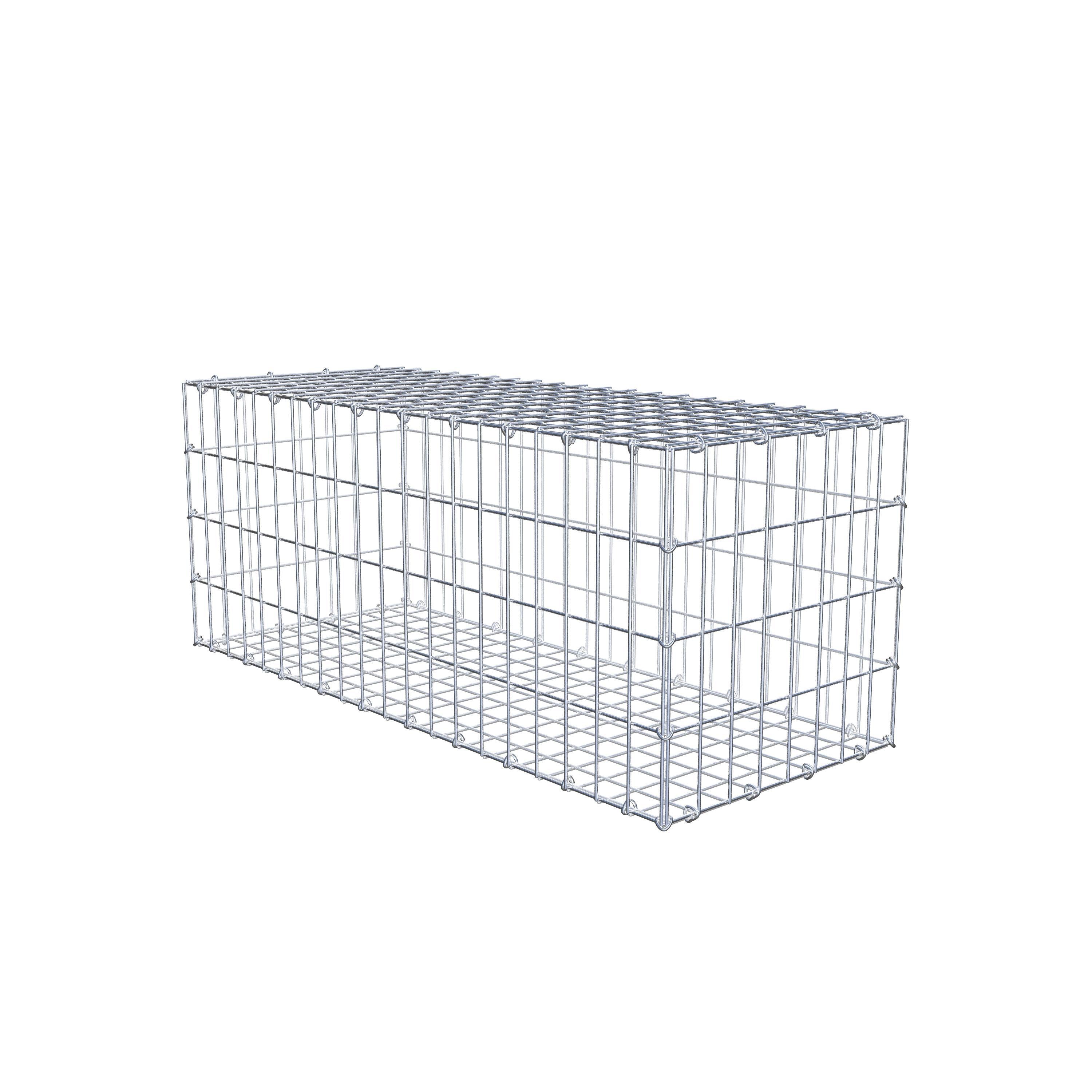 Gabion 100 cm x 40 cm x 40 cm (L x H x D), maskestørrelse 5 cm x 10 cm, C-ring