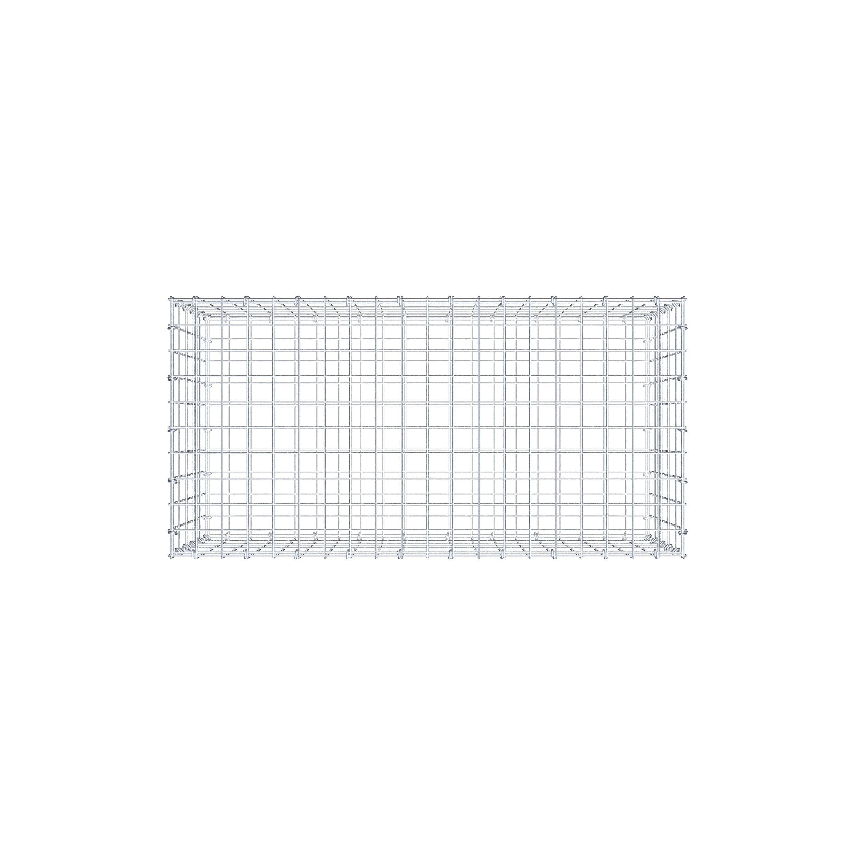 Gabion 100 cm x 50 cm x 50 cm (L x H x D), mesh size 5 cm x 10 cm, C-ring