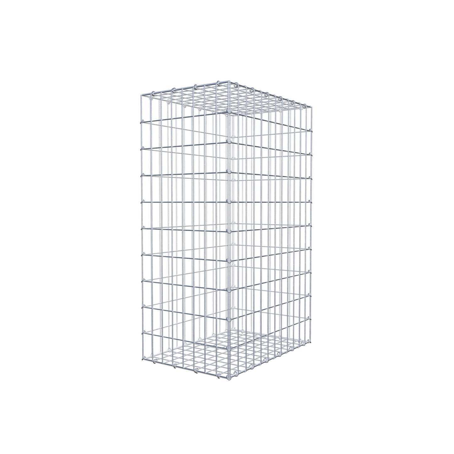 Gabion 100 cm x 60 cm x 40 cm (L x H x D), mesh size 5 cm x 10 cm, C-ring