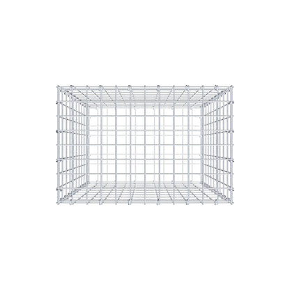 Gabion 100 cm x 60 cm x 40 cm (L x H x D), mesh size 5 cm x 10 cm, C-ring