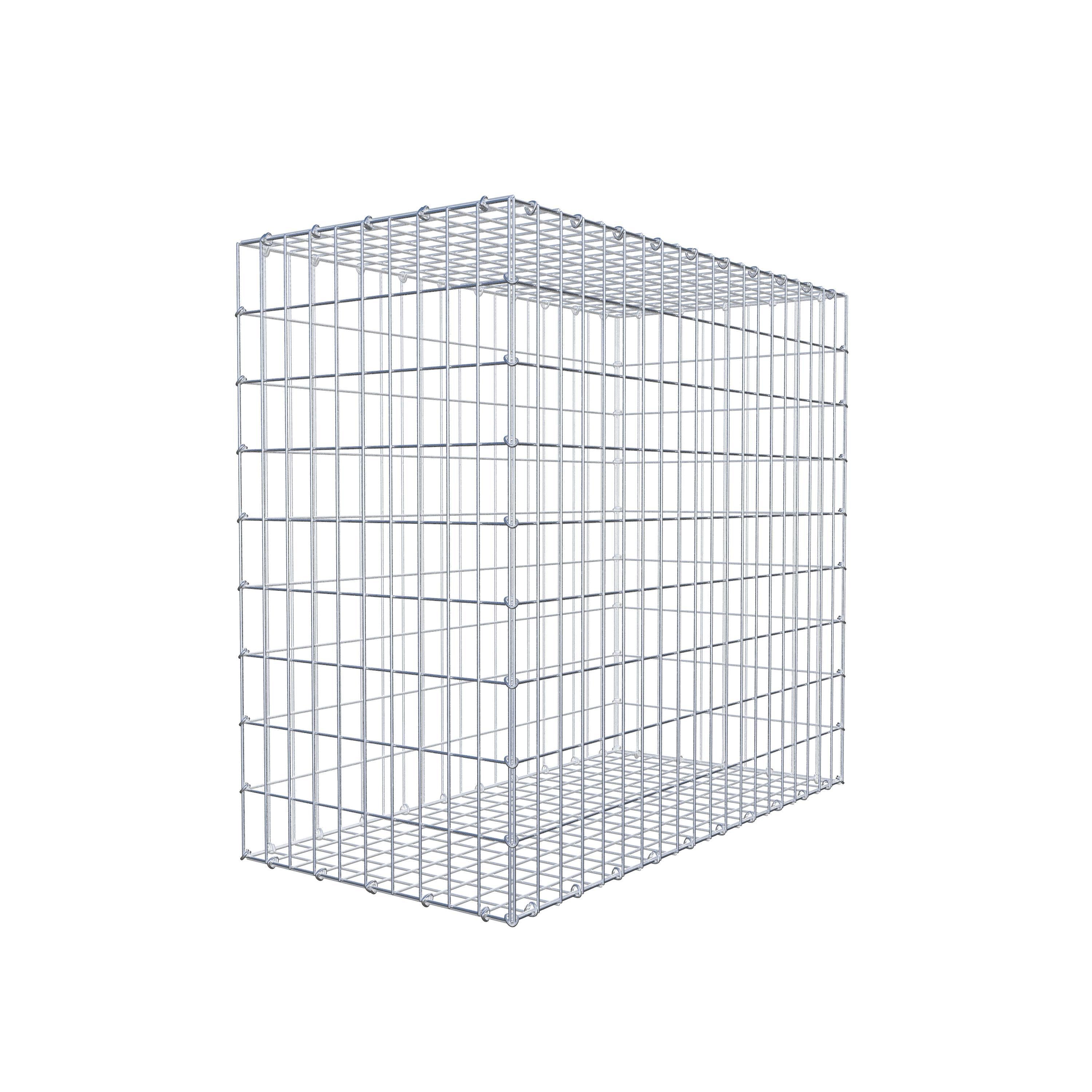 Gabion 100 cm x 90 cm x 50 cm (L x H x D), maskestørrelse 5 cm x 10 cm, C-ring