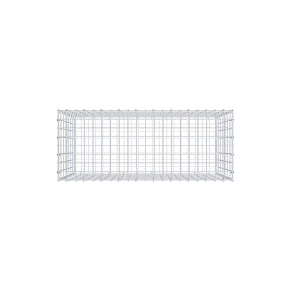 Gabione 100 cm x 70 cm x 40 cm (L x H x T), Maschenweite 5 cm x 10 cm, C-Ring