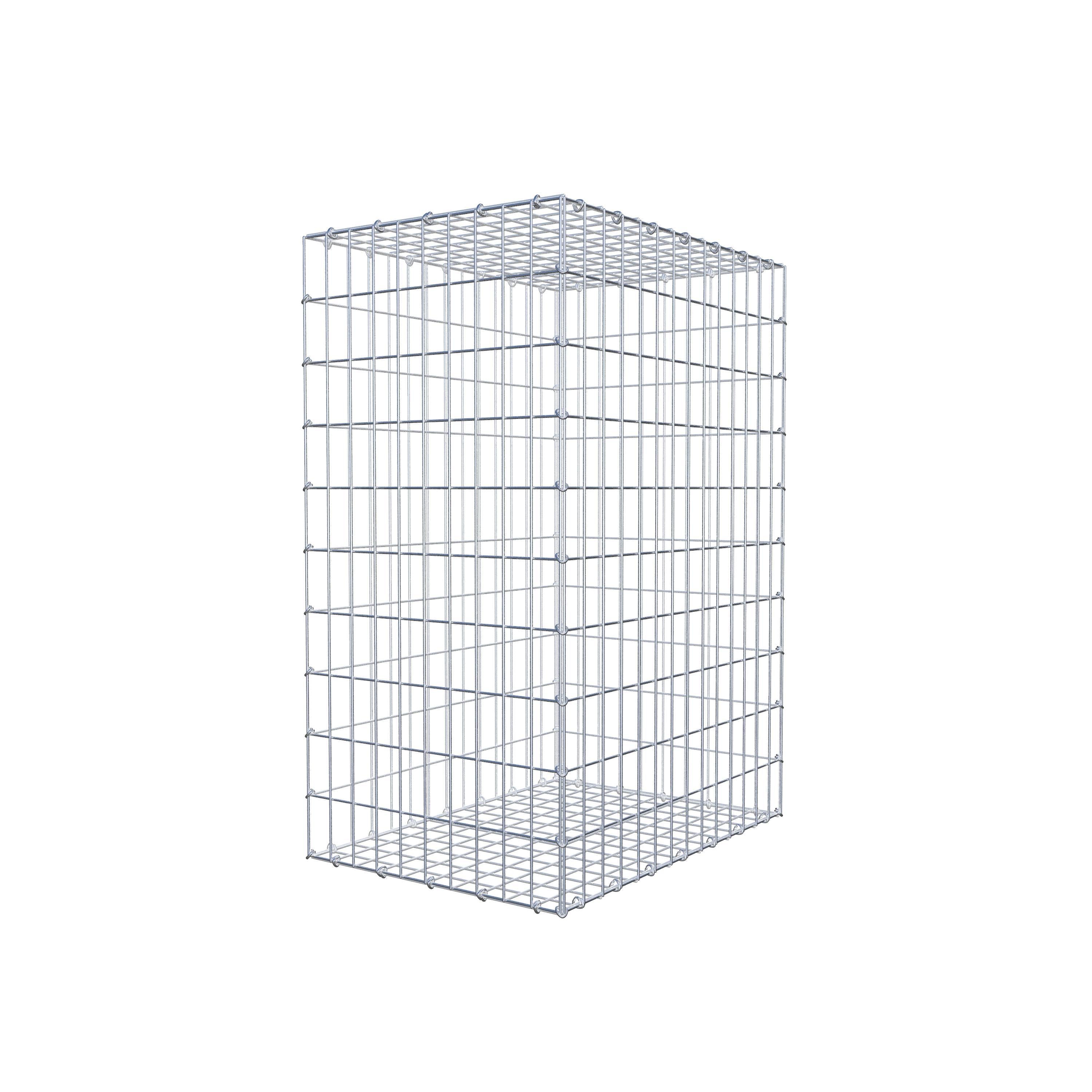 Gabion 100 cm x 70 cm x 50 cm (L x H x D), mesh size 5 cm x 10 cm, C-ring