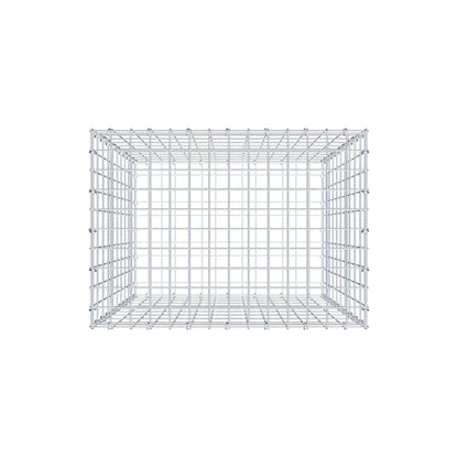 Gabione 100 cm x 70 cm x 50 cm (L x H x T), Maschenweite 5 cm x 10 cm, C-Ring