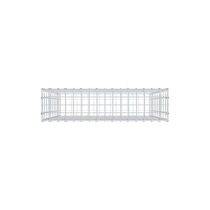 Gabione 100 cm x 80 cm x 20 cm (L x H x T), Maschenweite 5 cm x 10 cm, C-Ring