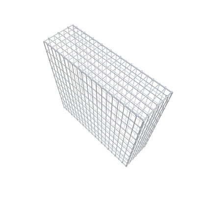 Gabion 100 cm x 100 cm x 30 cm (L x H x D), mesh size 5 cm x 10 cm, C-ring